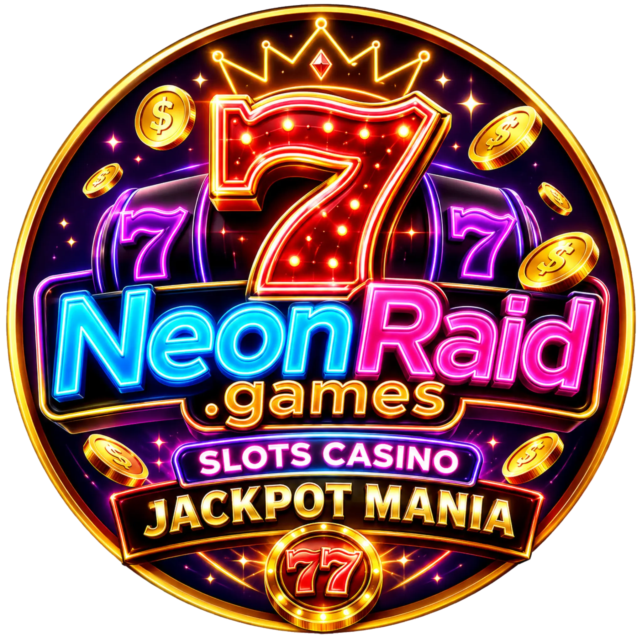 Jackpot Mania — NeonRaidd key art